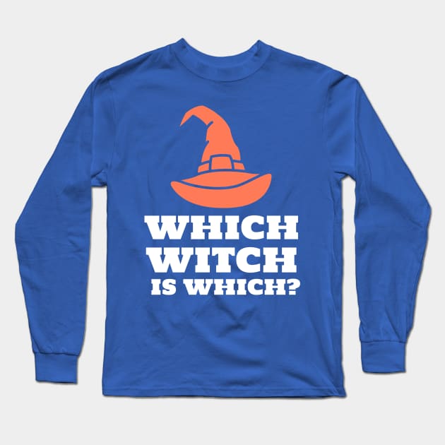 Which Witch is Which Halloween Long Sleeve T-Shirt by cacostadesign